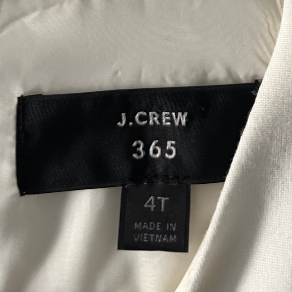 J Crew 365 Colorblock Midi Dress Ivory / Navy Size 4 Tall Business Casual Office - Picture 13 of 16